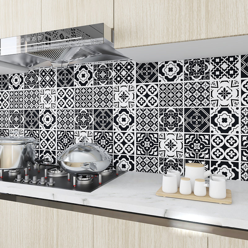 Lisslune | Modern Peel and Stick Backsplash PVC Mosaic Tiles Wallpaper for Backsplash Wall