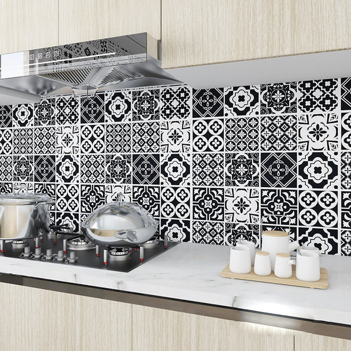 Lisslune | Modern Peel and Stick Backsplash PVC Mosaic Tiles Wallpaper for Backsplash Wall