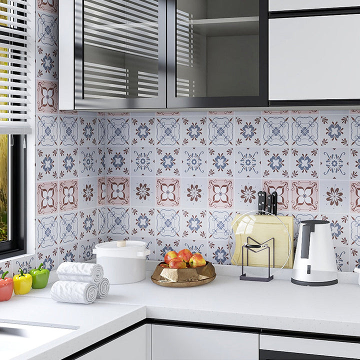 Lisslune | Modern Peel and Stick Backsplash PVC Mosaic Tiles Wallpaper for Backsplash Wall
