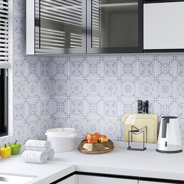 Lisslune | Modern Peel and Stick Backsplash PVC Mosaic Tiles Wallpaper for Backsplash Wall