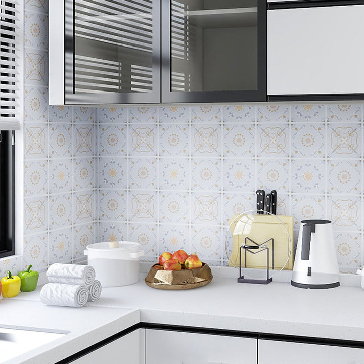 Lisslune | Modern Peel and Stick Backsplash PVC Mosaic Tiles Wallpaper for Backsplash Wall