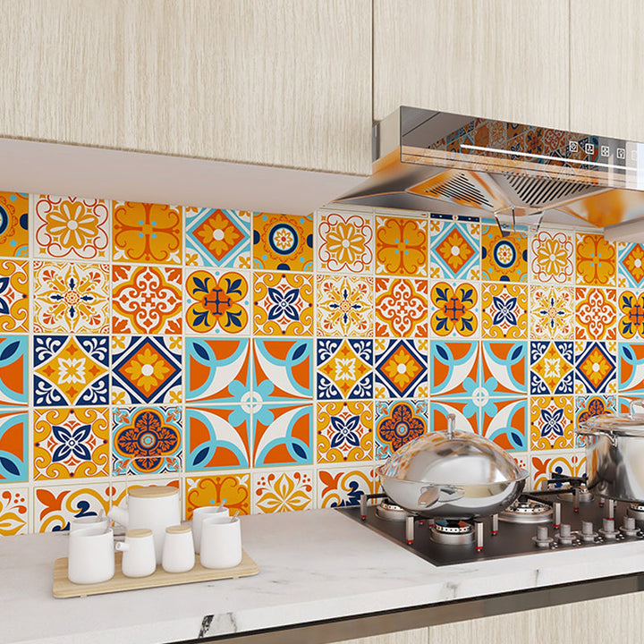Lisslune | Modern Peel and Stick Backsplash PVC Mosaic Tiles Wallpaper for Backsplash Wall
