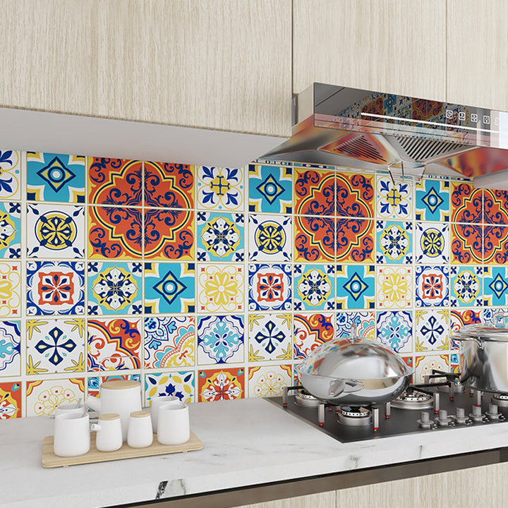 Lisslune | Modern Peel and Stick Backsplash PVC Mosaic Tiles Wallpaper for Backsplash Wall