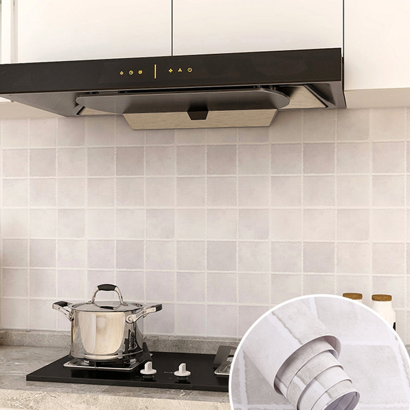 Lisslune | Modern Peel and Stick Wall Covering PVC Mosaic Tiles Field Tiles for the Kitchen