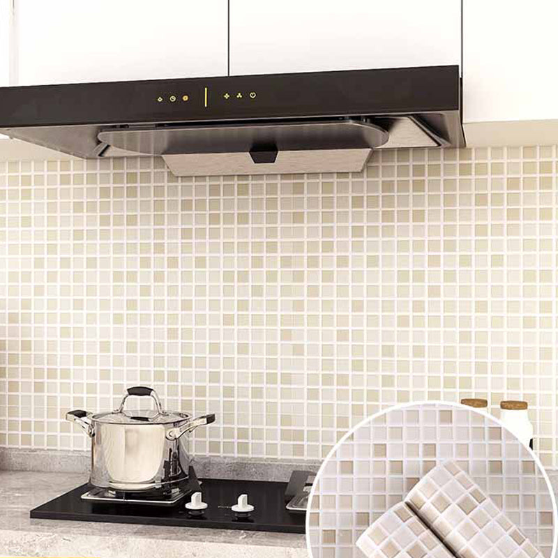Lisslune | Modern Peel and Stick Wall Covering PVC Mosaic Tiles Field Tiles for the Kitchen