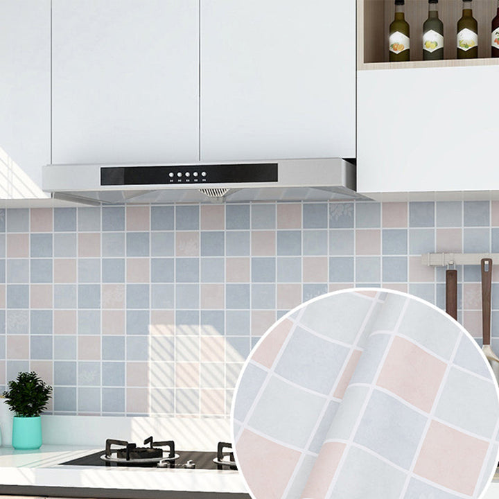 Lisslune | Modern Peel and Stick Wall Covering PVC Mosaic Tiles Field Tiles for the Kitchen
