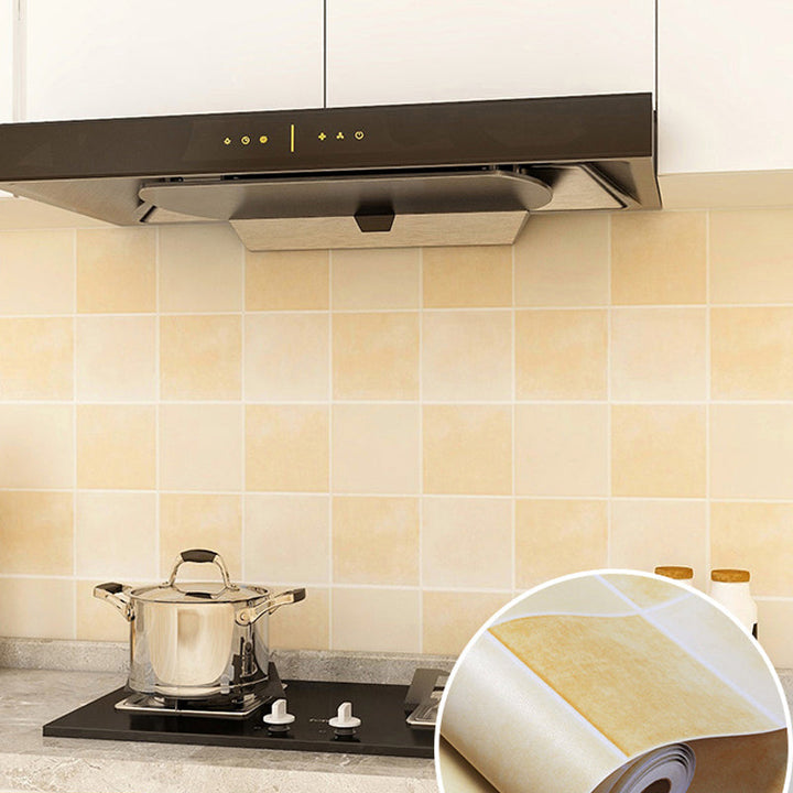 Lisslune | Modern Peel and Stick Wall Covering PVC Mosaic Tiles Field Tiles for the Kitchen