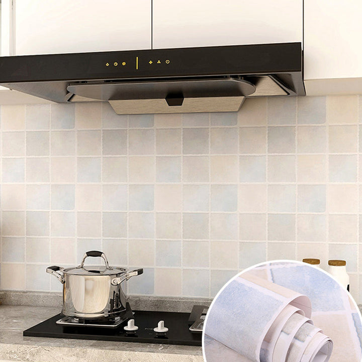 Lisslune | Modern Peel and Stick Wall Covering PVC Mosaic Tiles Field Tiles for the Kitchen