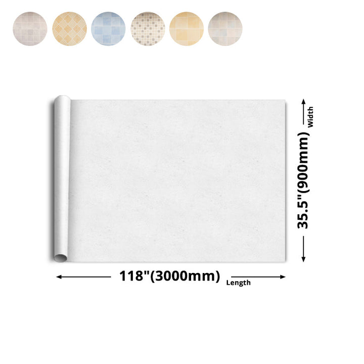Lisslune | Modern Peel and Stick Wall Covering PVC Mosaic Tiles Field Tiles for the Kitchen
