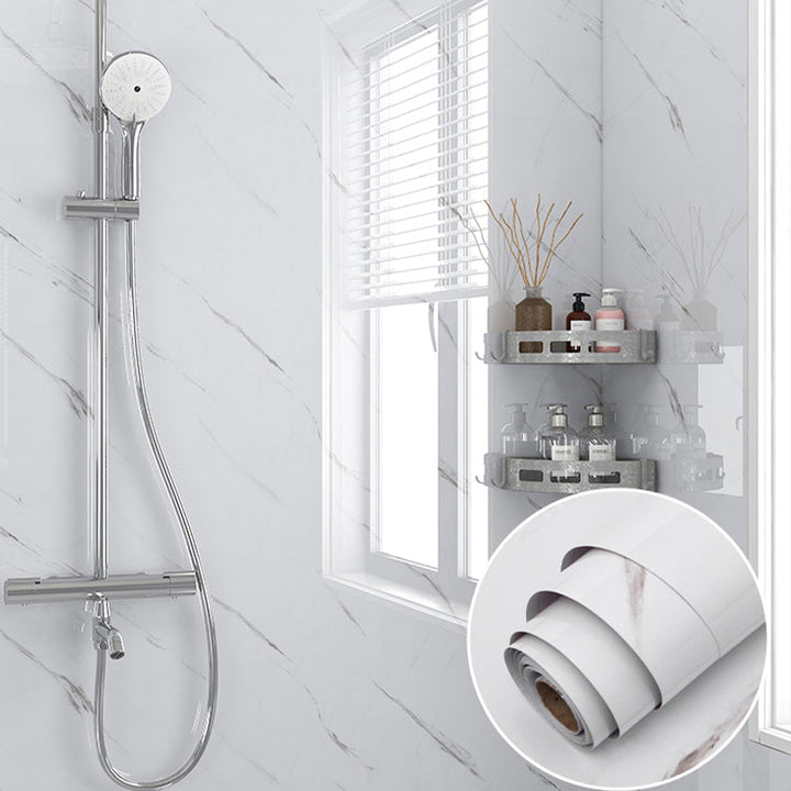 Lisslune | Modern splash guard wall tile PVC Rectangular Self-adhesive Wallpaper for the bathroom