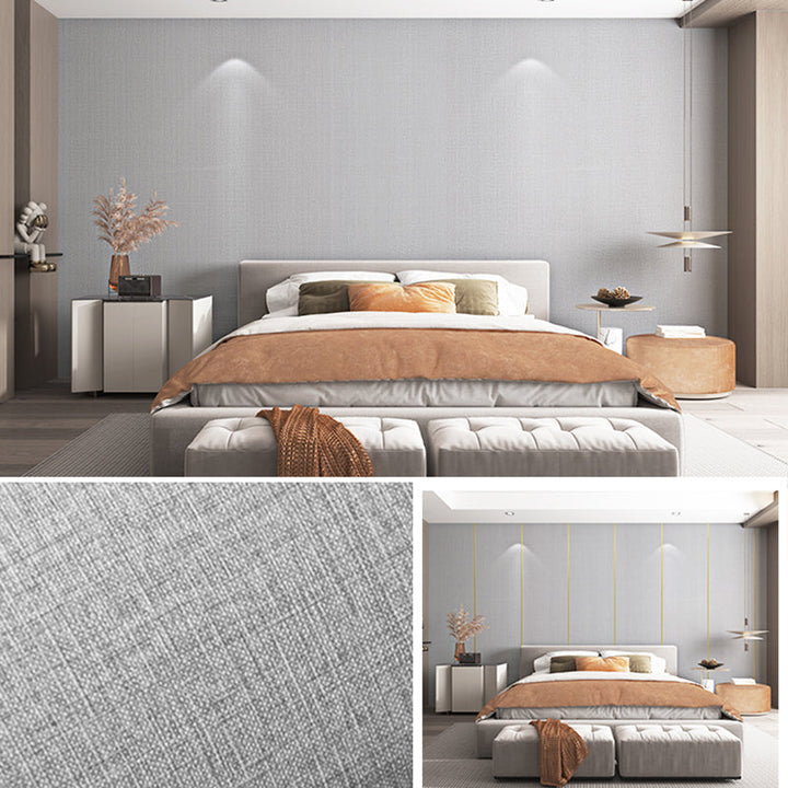 Lisslune | Modern Wall Panel Solid Color Peel and Stick Waterproof Wall Ceiling for Living Room