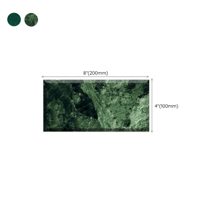 Lisslune | Mosaic tiles peel and attach tiles PVC backsplash peel and attach wall tiles in green