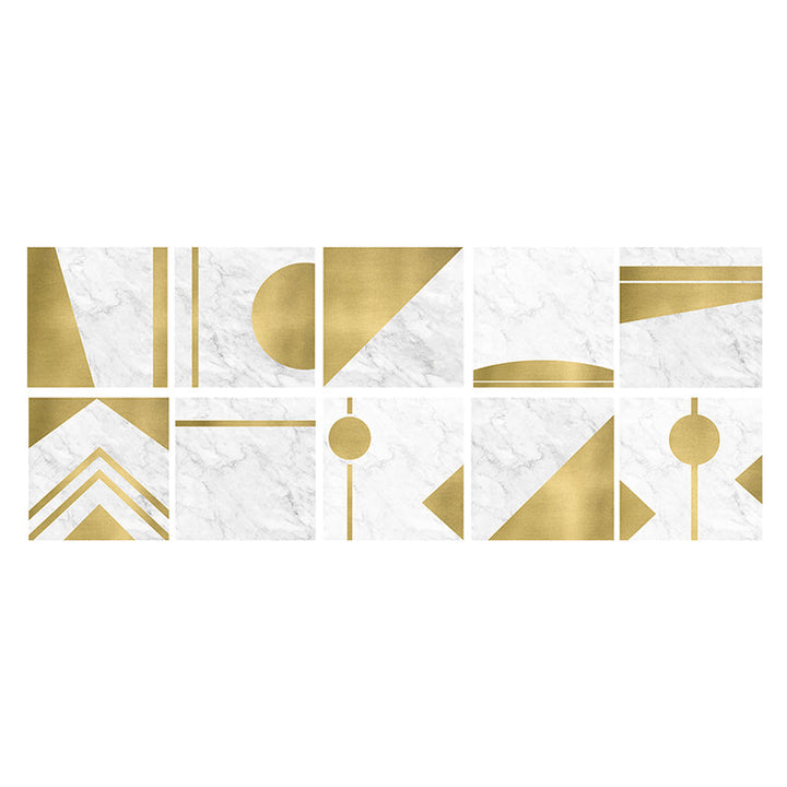 Lisslune | Contemporary Mosaic Tile Peel and Stick Tile Kitchen Backsplash Peel and Stick Wall Tile