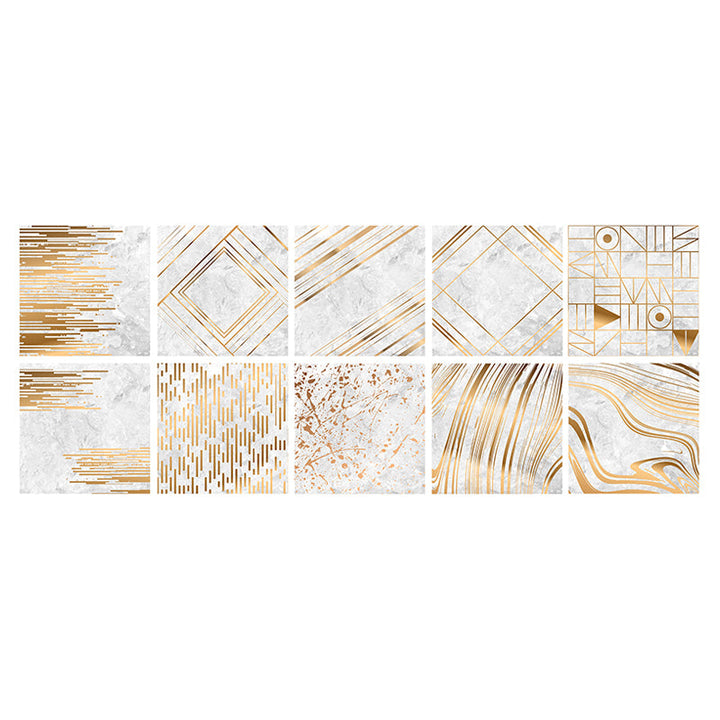 Lisslune | Contemporary Mosaic Tile Peel and Stick Tile Kitchen Backsplash Peel and Stick Wall Tile