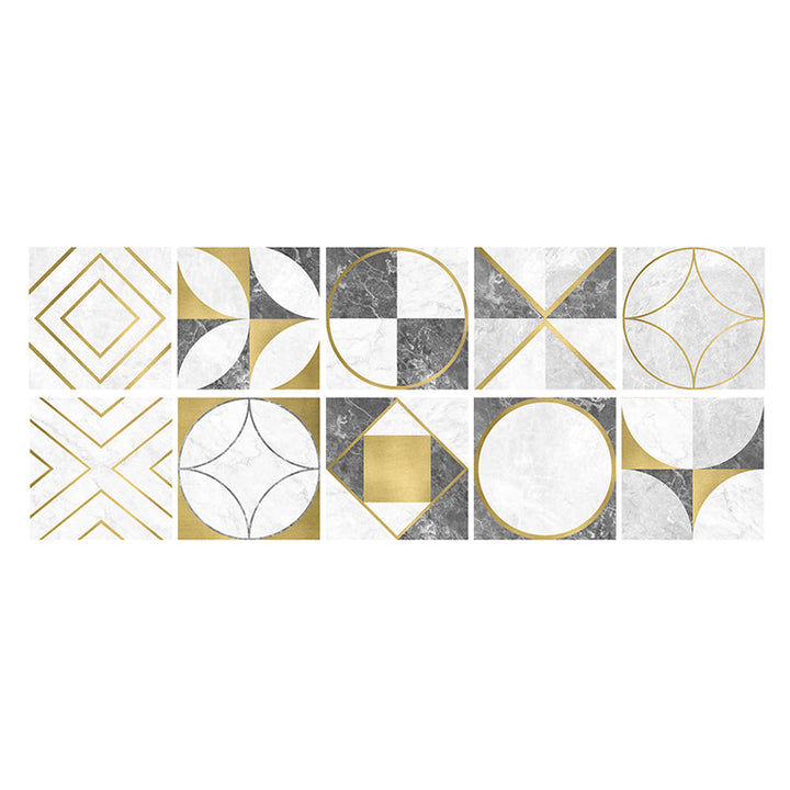 Lisslune | Contemporary Mosaic Tile Peel and Stick Tile Kitchen Backsplash Peel and Stick Wall Tile