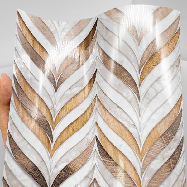 Lisslune | Contemporary Mosaic Tile Peel and Stick Tile Kitchen Backsplash Peel and Stick Wall Tile