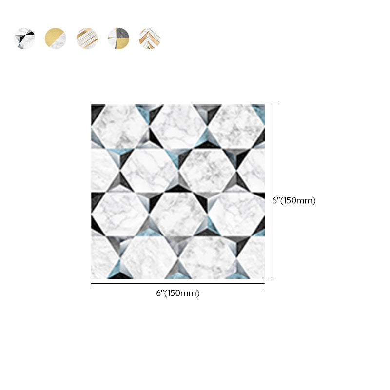 Lisslune | Contemporary Mosaic Tile Peel and Stick Tile Kitchen Backsplash Peel and Stick Wall Tile