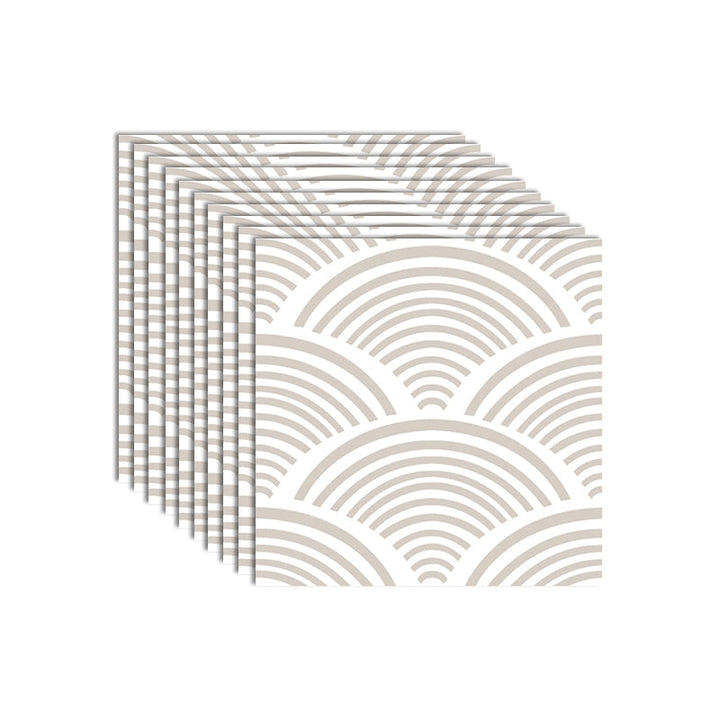 Lisslune | Modern Mosaic Tile Peel and Stick Tile Pvc Kitchen Backsplash Peel and Stick Wall Tile
