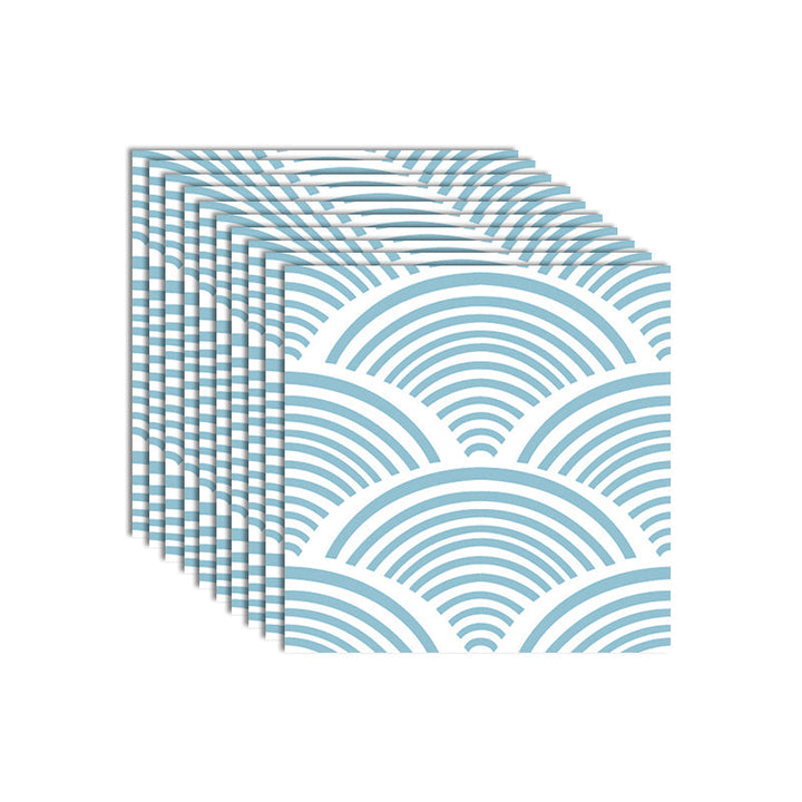 Lisslune | Modern Mosaic Tile Peel and Stick Tile Pvc Kitchen Backsplash Peel and Stick Wall Tile