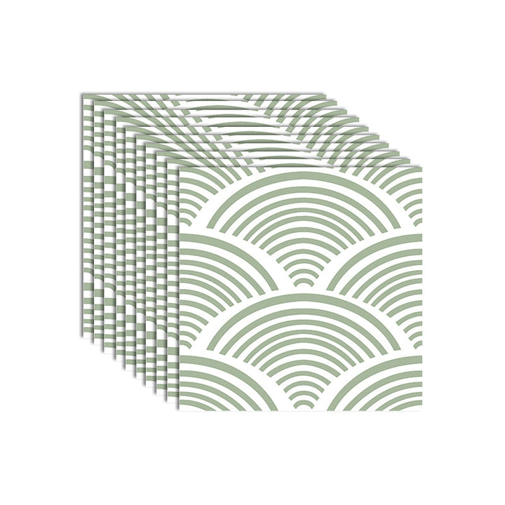 Lisslune | Modern Mosaic Tile Peel and Stick Tile Pvc Kitchen Backsplash Peel and Stick Wall Tile