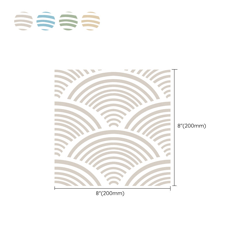 Lisslune | Modern Mosaic Tile Peel and Stick Tile Pvc Kitchen Backsplash Peel and Stick Wall Tile