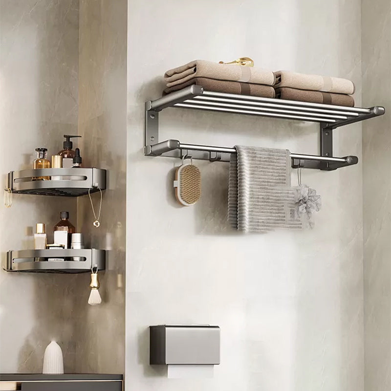 Lisslune | Modern Bathroom Accessory Set Adhesive Mount Bathroom Accessory Set