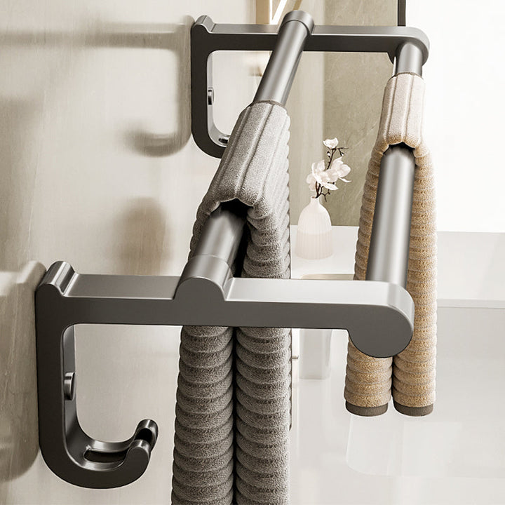 Lisslune | Modern Bathroom Accessory Set Adhesive Mount Bathroom Accessory Set
