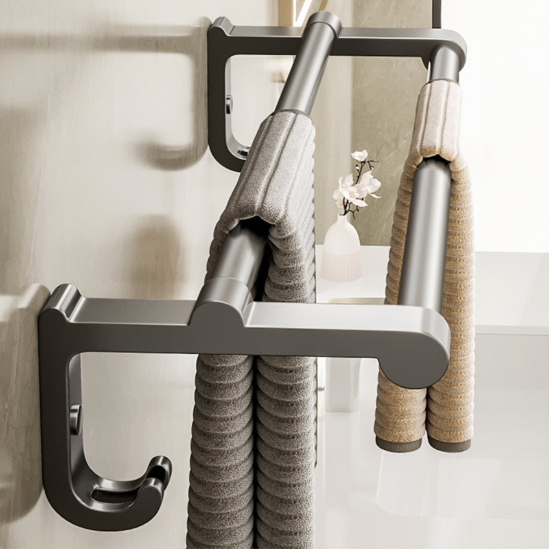 Lisslune | Modern Bathroom Accessories Set Adhesive Mount Bathroom Accessories Set