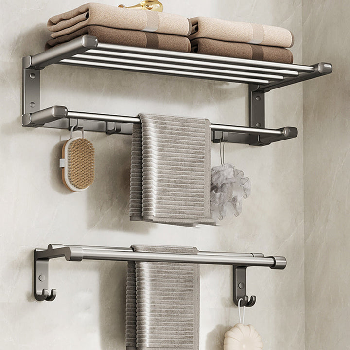 Lisslune | Modern Bathroom Accessory Set Adhesive Mount Bathroom Accessory Set