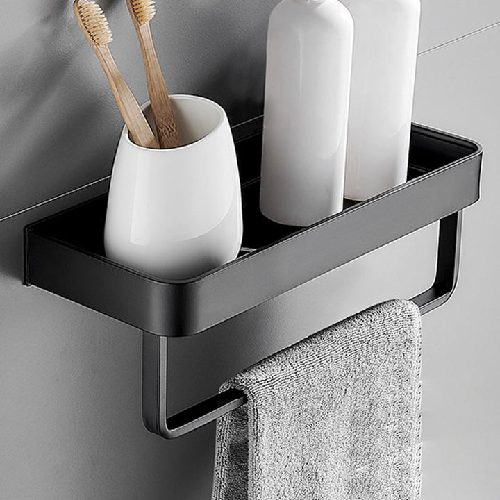 Lisslune | Modern Metal Bathroom Accessory Set Drill and Screw Mount Bathroom Accessory Set
