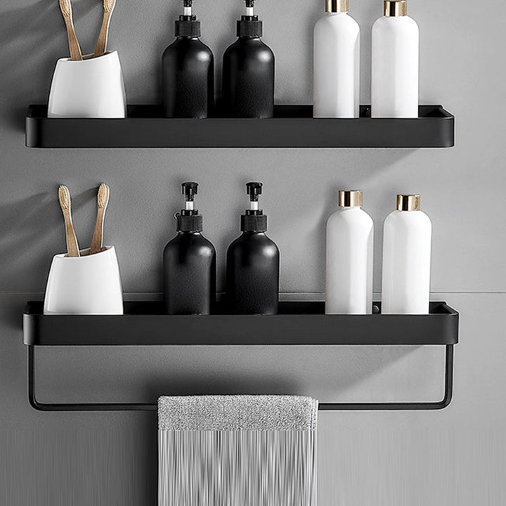 Lisslune | Modern Metal Bathroom Accessory Set Drill and Screw Mount Bathroom Accessory Set