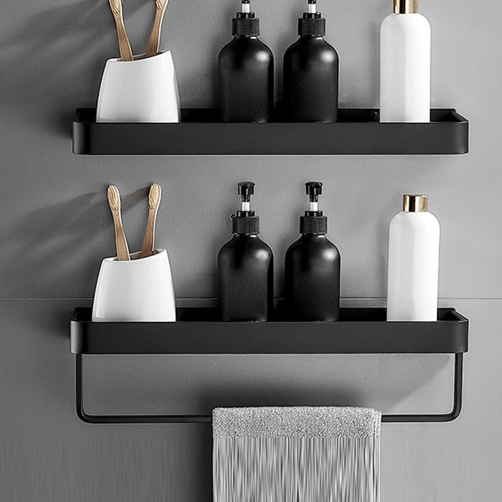 Lisslune | Modern Metal Bathroom Accessory Set Drill and Screw Mount Bathroom Accessory Set