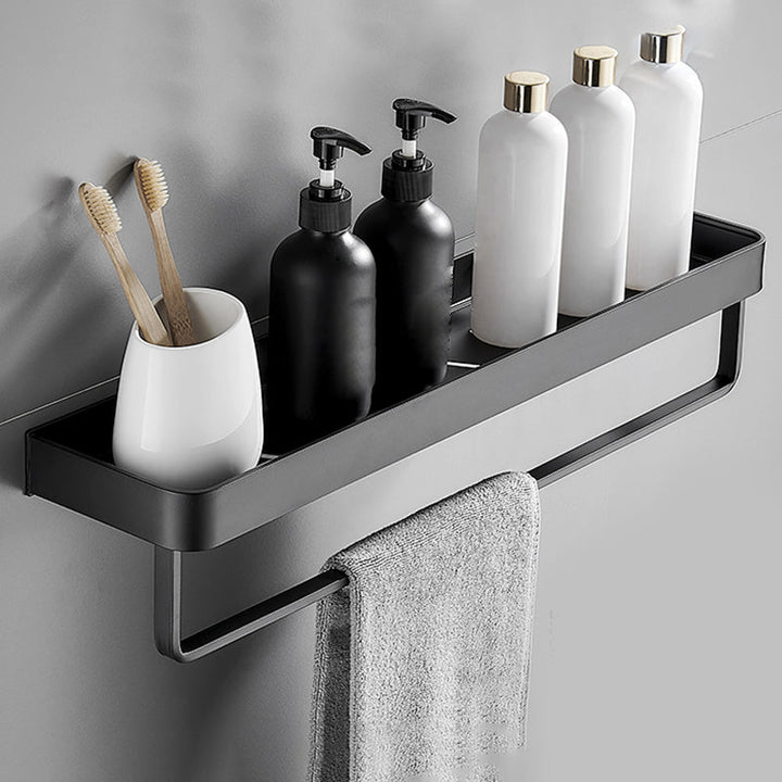 Lisslune | Modern Metal Bathroom Accessory Set Drill and Screw Mount Bathroom Accessory Set