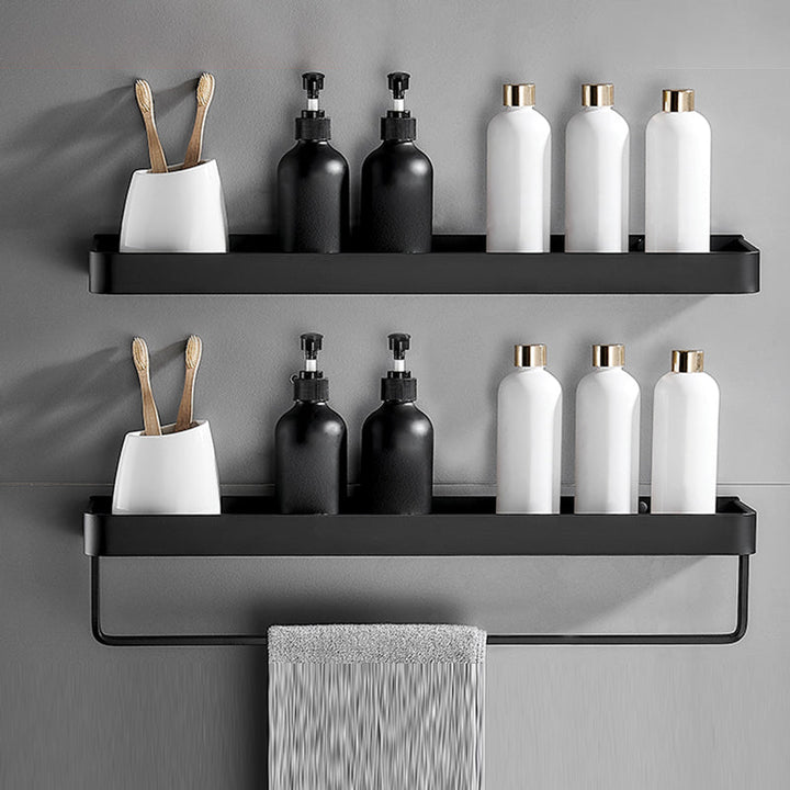 Lisslune | Modern Metal Bathroom Accessory Set Drill and Screw Mount Bathroom Accessory Set