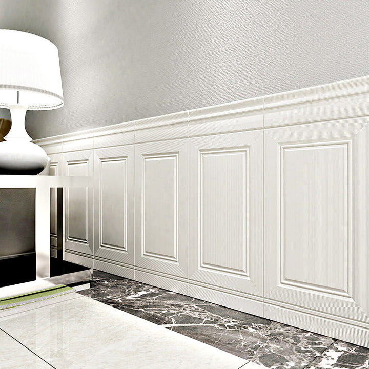 Lisslune | Glam waterproof wall base solid color peel and stick indoor wall panel