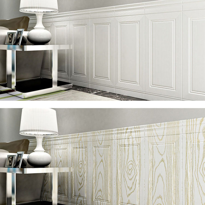 Lisslune | Glam waterproof wall base solid color peel and stick indoor wall panel