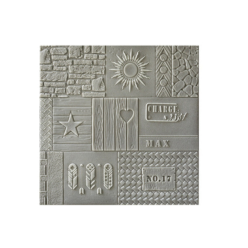 Lisslune | Peel and Stick Wall Ceiling 3D Embossed Wall Covering with Waterproof