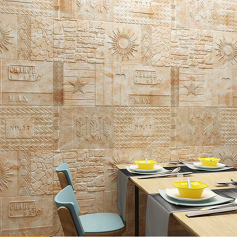 Lisslune | Peel and Stick Wall Ceiling 3D Embossed Wall Covering with Waterproof