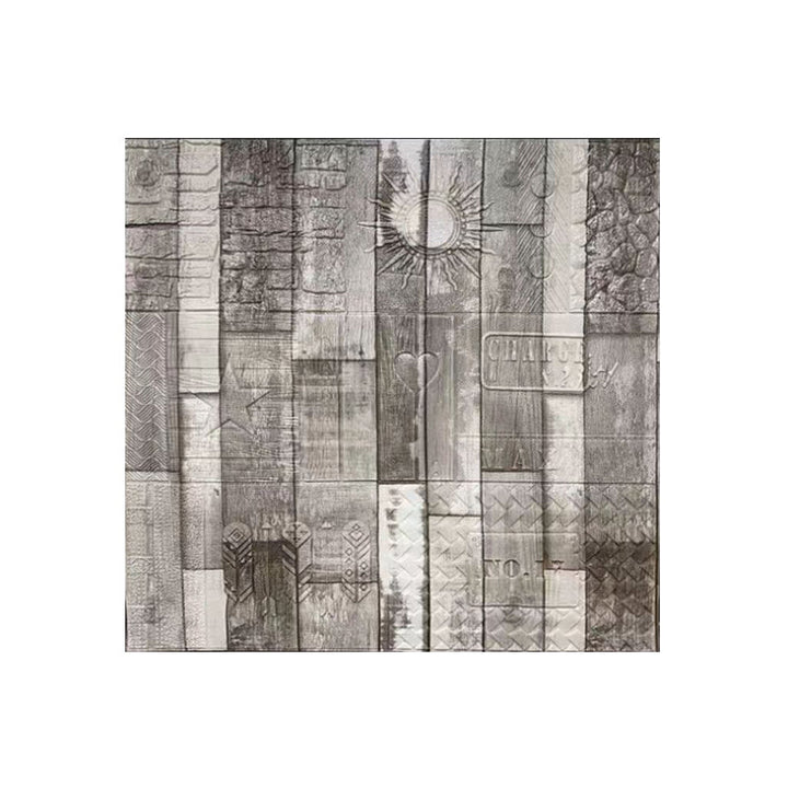 Lisslune | Peel and Stick Wall Ceiling 3D Embossed Wall Covering with Waterproof