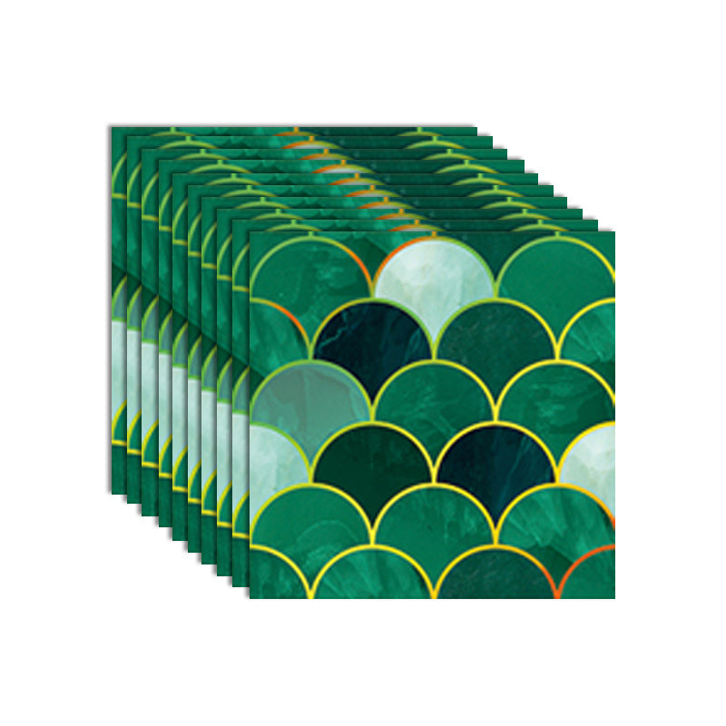 Lisslune | Polygon Peel and Stick Splash Guard Tile PVC Mosaic Peel and Stick Tile for the Kitchen