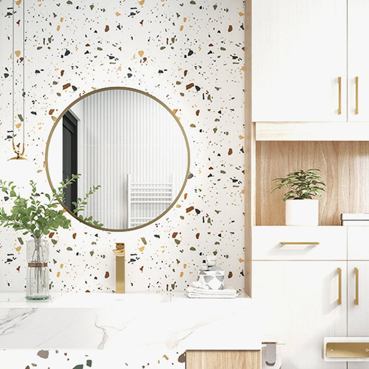 Lisslune | Polygon Peel and Stick Back Wall Tile PVC Smooth Peel and Stick Tile for Kitchen