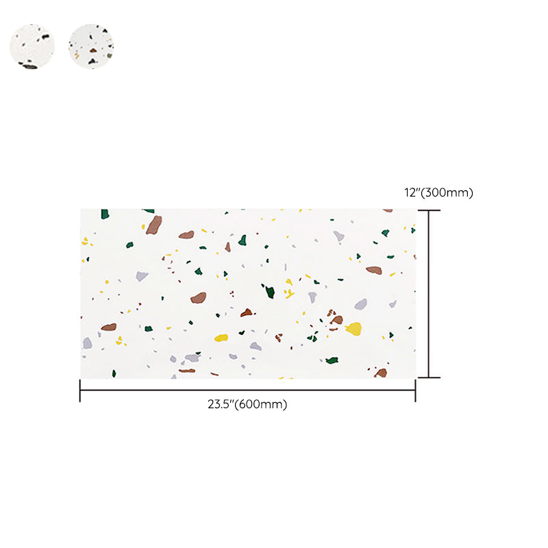 Lisslune | Polygon Peel and Stick Back Wall Tile PVC Smooth Peel and Stick Tile for Kitchen
