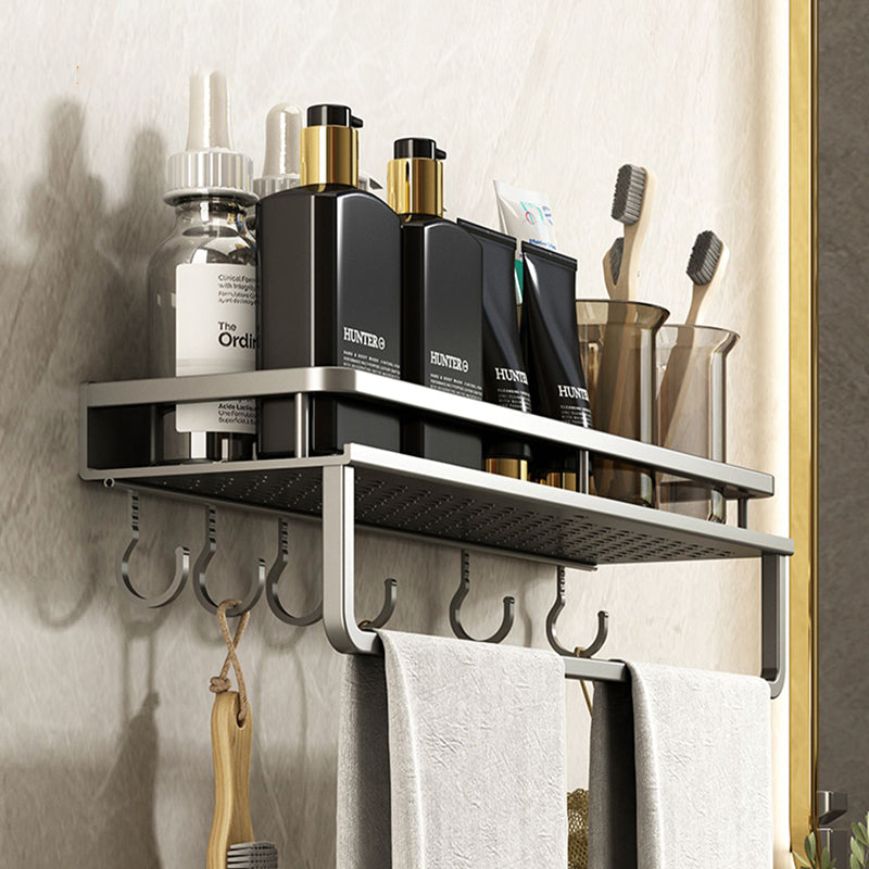 Lisslune | Minimalism Matte Metal Bathroom Accessories Set Modern Bathroom Shelf