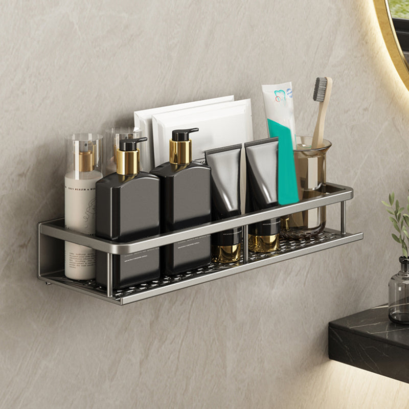 Lisslune | Minimalism Matte Metal Bathroom Accessories Set Modern Bathroom Shelf