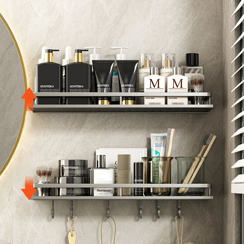 Lisslune | Minimalism Matte Metal Bathroom Accessories Set Modern Bathroom Shelf