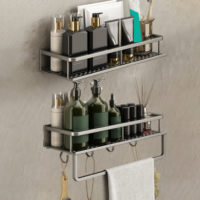 Lisslune | Minimalism Matte Metal Bathroom Accessories Set Modern Bathroom Shelf