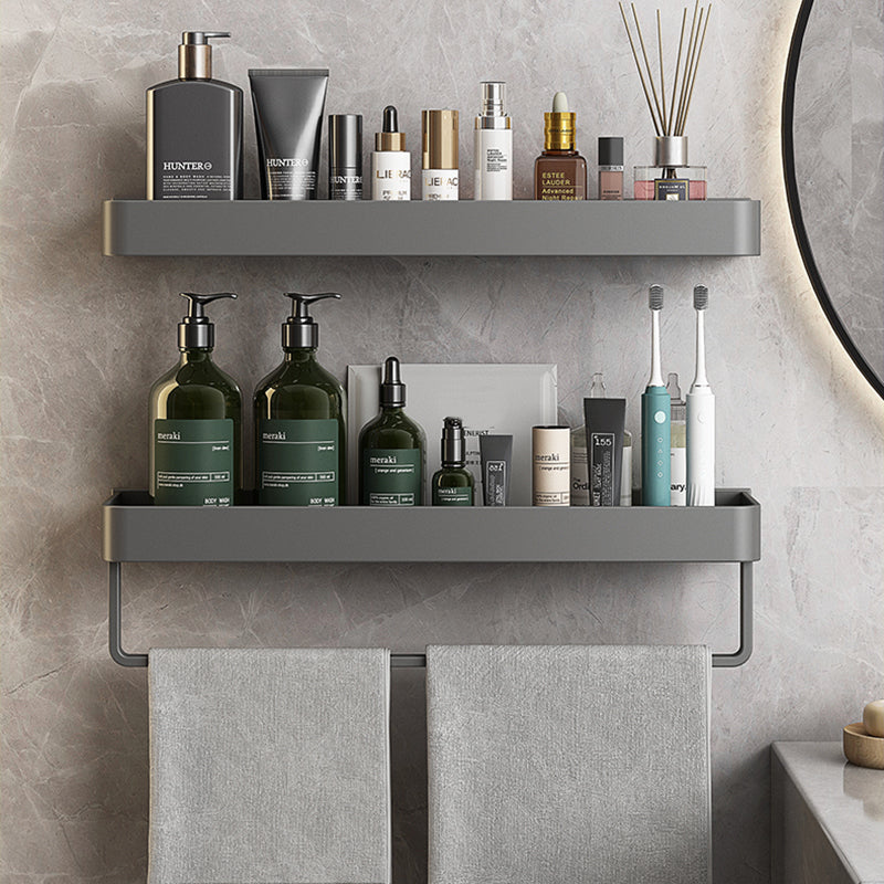 Lisslune | Minimalist Matt Metal Bathroom Accessory Set Modern Bathroom Shelf