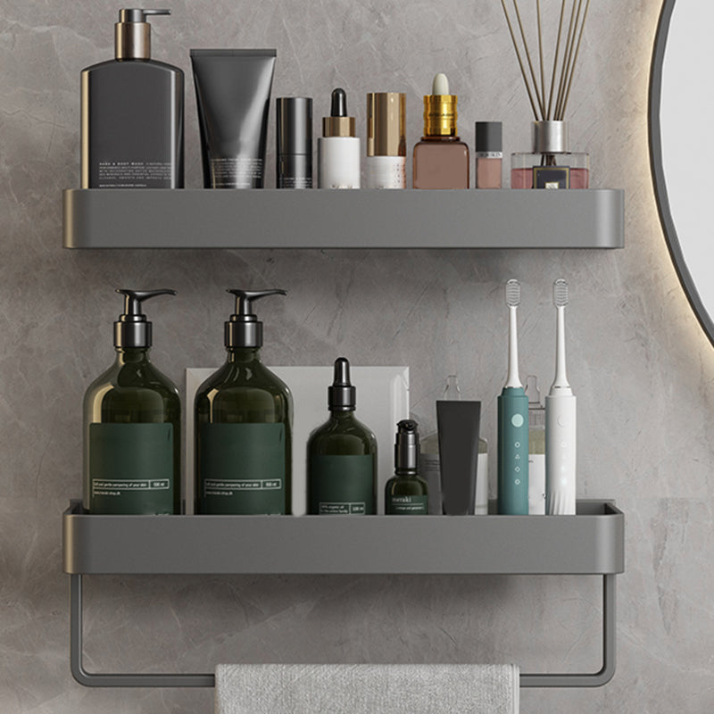 Lisslune | Minimalist Matte Metal Bathroom Accessory Set Modern Bathroom Shelf