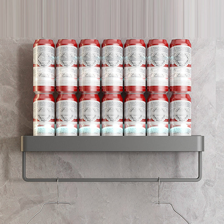 Lisslune | Minimalist Matte Metal Bathroom Accessory Set Modern Bathroom Shelf