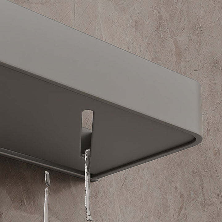 Lisslune | Minimalist Matte Metal Bathroom Accessory Set Modern Bathroom Shelf